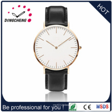 2015 Custom Leather Strap Quartz Watch (DC-1432)